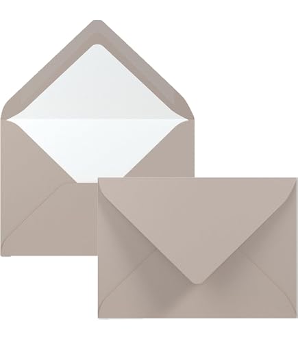 250x Briefumschläge Weiß – DIN B6, Geripptes Papier Mit Seidenfutter, Für Weihnachten & Feiern