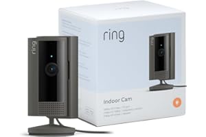 Ring Innenkamera (Indoor Camera 2. Gen.) | Überwachungskamera für den Innenbereich | 1080p-HD-Video, Privatsphäre-Sichtschutz, WLAN, ideal für Haustiere | Mini Sicherheitskamera zur Selbstinstallation