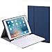 Produktbild Thread_de® Abnehmbare Seide Muster Tastatur Ständer Schutz Smart Protector mit Stiftschlitz abnehmbare Bluetooth Tastatur + Ledertasche für iPad 9.7 "2017/2018 Pro Air 2/1 (C)
