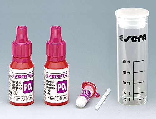 sera 04930 Phosphat Test (P04), Wassertest für ca. 60 Messungen, misst zuverlässig und genau den Phosphatgehalt, für Süß- & Meerwasser, im Aquarium oder Teich - 2