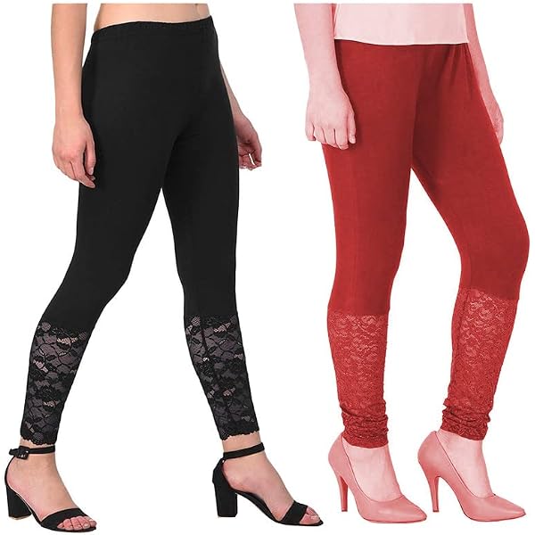 Buy Stunning Collection Bottom Lace/Net 3/4th leggings for girl's