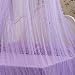 KingFly Elegant Round Lace Insect Bed Canopy Curtain Dome Mosquito Net