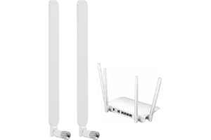 2 styck SMA hane WiFi dubbelbandsantenner, 10dBi omnidirektionenantenn, signalförlängning för -router CPE-mod