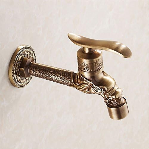 MIAORUI Extended antique washing machine, faucet, luxury carved dragon, mop pool, faucet, all copper quick opening faucet, faucet
