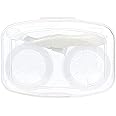 VIQILANY Mini Traveling Contact Lens Case Holder ( Clear)