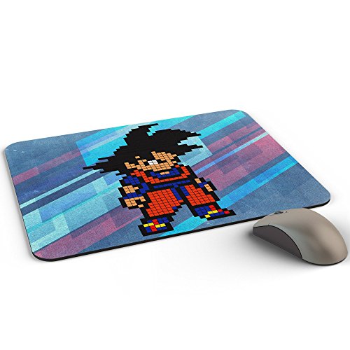 Preisvergleich Produktbild Stylotex Mauspad Pixel Goku - mit textiler Oberfläche