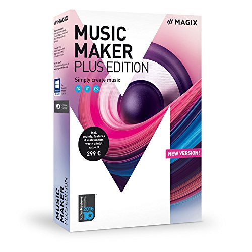 MAGIX Music Maker 2018 Plus Edition - Software De Producci  n De M  sica  Windows