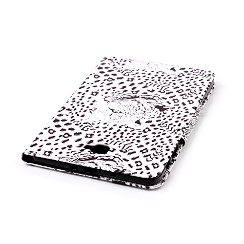 Samsung Galaxy Tab A 10.1 T580 Ledertasche Smart Cover,Samsung Galaxy Tab A T580 Hülle,Ekakashop Ultradünn Fashion Bunt Leopard Muster Painting Flip Cover im Bookstyle Kunstleder Schutzhülle Magnetverschluss PU Leder Schale Ständer Hülle Case TPU Innere Tasche Etui mit Magnetverschluss Wallet Kreditkarte Card Holder Slot für Samsung Galaxy Tab A SM-T580 SM-T585 10.1 Zoll + 1x Kostenlos Ständer (Farbe zufällig) - 8
