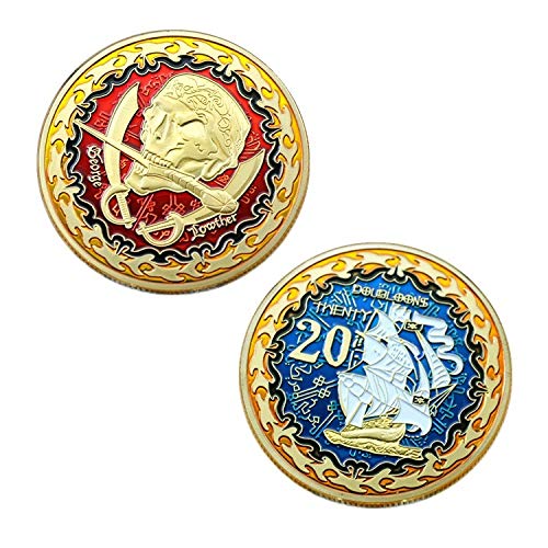 Preisvergleich Produktbild Gedenkmünzen,Piraten,Sammlungen,Kuns... Geschenk / Gelb / 2 Stück