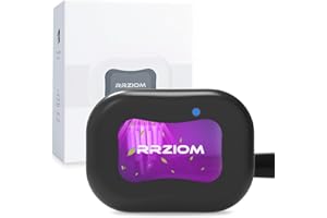RRZIOM UV Toothbrush Sanitizer Case, Portable Toothbrush Covers Rechargeable, Rechargeable Toothbrush Cleaner Holder Case for Travel Home, Detachable Toothbrush Sterilizer for All Toothbrushes(Black)