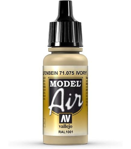 AV Vallejo Modellfarbe Cremeweiß – 18 Ml, Für Modellbau & Miniaturen
