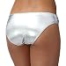 Red Herring Womens Silver Ruched Bikini Bottoms 12