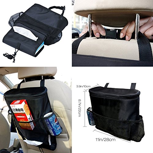 MFEIR® Rücksitz Organizer Rücksitztasche mit Kühlung und Isolierung Funktion Auto Rücksitzschoner Rücksitz-Organizer Rückenlehnenschutz Autositzschoner Auto-Organizer Auto Organizer Sitztasche Sitzlehnentasche Auto-Sitztasche für Auto SUV - 2