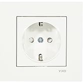 Viko Karre White Ball Socket Anti-Collision A.Opp