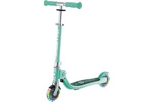 Globber - Flow Foldable Junior Lights - Trottinette 2 Roues Pliable pour Les Enfants dès 3 Ans