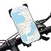 Produktbild Handyhalterung Fahrrad,TekG Universal Handy Halterung Motorrad Handy-Halter Outdoor Fahrradhalterung Fahrrad Lenker 360°Drehbare Für 3,5-7 Zoll Smartphone GPS Halter-Schwarz
