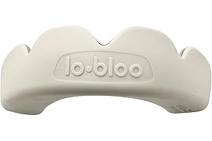 lobloo PRO-FIT in attesa di brevetto, paradenti professionale a doppia densità senza impressioni per sport ad alto contatto come MMA, hockey, calcio, rugby, grande +14 anni, Avorio