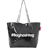 Baghashtag Siyah Kum Tutmaz B&uuml;y&uuml;k Boy Plaj &Ccedil;antası