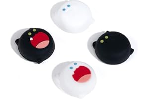 GeekShare Niedliche Silikon-Joycon Daumengriffkappen, Joystick-Abdeckung, kompatibel mit Switch/OLED/Switch Lite, 4 Stück – Bobo Cat