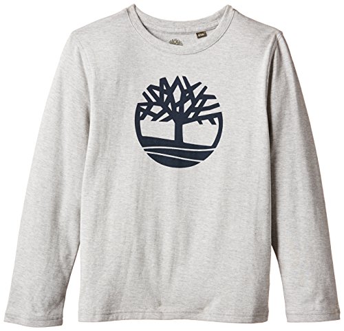 Timberland Boy's T25H96 Long Sleeve T-Shirt, Medium Grey, 14 Years