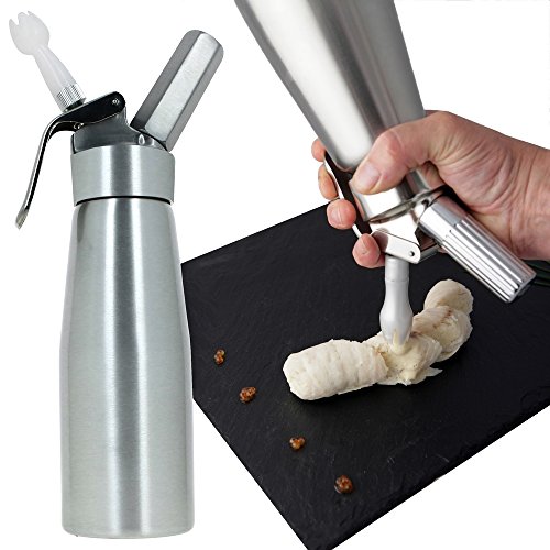 spécifications Coffret Siphon de cuisine pro aluminium 0,5L Crème Chantilly Espuma