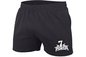 7Power Mens 5" Running Workout Shorts with Pockets for Bodybuilding and Fitness