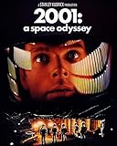  2001 A Space Odyssey by Stanley Kubrick - Poster - cm. 30 x 40 - Shipped Rolled Inside Heavy Tube