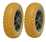 Mindestachslänge: 7,5 cm Set 2x PU Rad 75 x 260 mm »nie mehr platt« Sackkarrenrad Sackkarrenreifen