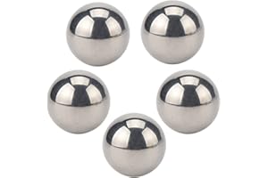 MACHSWON Kulki łożyskowe ze stali precyzyjnej 3,5 cm masywne kulki ze stali węglowej G25 łożysko kulkowe 5 szt