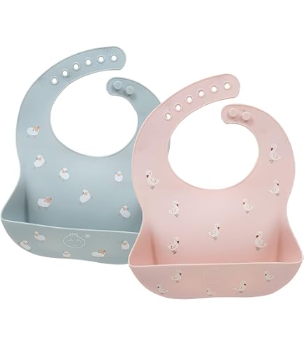 Cheeky Chompers Bavoirs De Dentition 2-en-1 Pour Bébé - Style Bandana Avec Anneau Silicone - Fleur Botanique - Hygiénique Et Absorbant