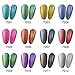 Beau Gel Holographic Colourful Rainbow Nail Polish Fast Drying Nail Varnish Manicure 10ml 7010