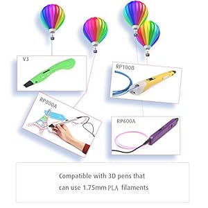 Victostar @ PLA 3D-Stift Filament Minen 22 Farben-220 Meter (722ft