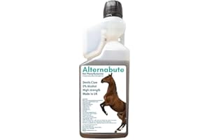 CLEANINE Alternabute Horses Devils Claw Supplement Phenylbutazone Free 0% Alcohol - No Bute - High Strength - Natural Formula (1 Litre)