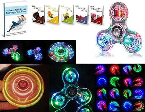tritechnox Fidget Spinner Hand Figit Toy - Anti Anxiety High Speed Fidgit Finger Spinners, Stress Reducer, Ultra Durable with Ceramic Bearings