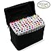 Produktbild Ounas 80 Farbige Graffiti Stift,Marker Pen Set Manga Sketch Pen Twin Tip Textmarker Graffiti Pens für Studenten Kunstler Design Schule Drawing Art Supplies (Weiß, 80 Farben)
