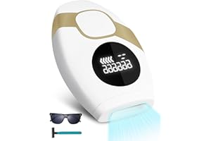 Evolpor IPL Hair Removal Device, 5 Energy Settings, 999,999 Flashes, Manual & Auto Modes, Comfortable & Effective Results, Hair Removal Device for Face, Underarms, Legs, and Body