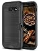 Produktbild Samsung Galaxy A3 2017 Hülle, Coolden® Premium Handyhülle mit Kartenfach Silikon TPU + Hard PC Bumper Cover Doppelschichter Schutz Handytasche für Samsung A3 2017 (Schwarz)