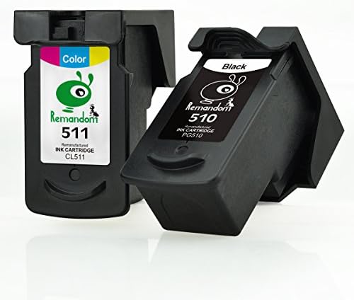 Remandom For Canon PG 510 511 High Yield Remanufactured Ink Cartridges For Canon Pixma iP2700 2702 MP230 235 240 250 252 260 270 272 280 282 480 490 492 495 MX320 340 350 360(1BK+C)