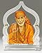 Eknoor Car Dashboard Idol- Goldplated- Sai Baba ji with japa mala (prayer beads) RS.450.00
