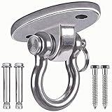 hängematte holzstab WAS DU ERHÄLTST: Wandbefestigungsklammer mit 2 Betonschrauben und 2 hölzernen Schrauben, unsere 30-tägige GELD-ZURÜCK-Garantie für irgendeinen Grund und freundlichen hilfreichen Kundendienst.