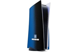 DeinDesign Skin kompatibel mit Sony Playstation 5 Disc Edition Folie Sticker HSV Logo Offizielles Lizenzprodukt