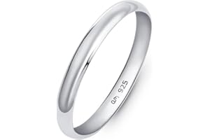 Amberta Alianza de Plata de Ley 925 para Mujer