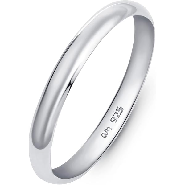 Bandmax 925 zilveren ring heren verlovingsring damesring trouwring zilveren ring met gravure band ring 5mm brede trouwring partner ring zilveren sieraden voor bruiloft maat 47mm-67mm