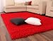 Produktbild Shaggy Rot Hochflor Langflor Teppich UNI Red TOP PREIS NEU, Grösse:120x170 cm