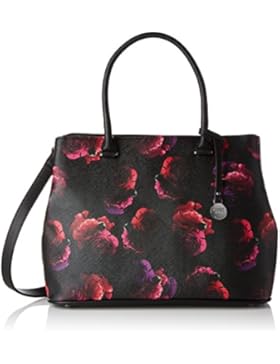 L.Credi Damen Sevilla Schultertasche, Schwarz (Schwarz), 14x25x33 cm