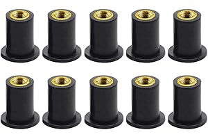 RDNKVB 10 pièces M5 Vis de Pare Brise Kit Universel CNC Moto Pare Brise Boulons