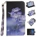 Produktbild Nancen Samsung Galaxy Grand Prime SM-G530 G531F (5,0 Zoll) Handytasche / Handyhülle. Flip Etui Wallet Case in Bookstyle - Premium PU Lederhülle Hülle Cover Mit Lanyard / Strap, Standfunktion, Kreditkarte und Brieftasche