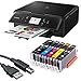 Produktbild Canon PIXMA TS6050 3 in 1 Multifunktionsdrucker (Drucken, Scannen, Kopieren, WLAN, Duplex, 4.800 x 1.200 dpi) mit 5 EasyInk Patronen