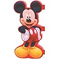 SKi Homeware Disney Mickey Mouse Shape Pencil Box with Stationary kit| Return Gifts for Kids Birthday Party (Set of 3 Red)