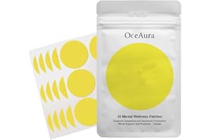 SUJEBKC Healthy Shape Support Botanical Plant-Based Formula With Berberine,30 Vegan Patches，Jaune